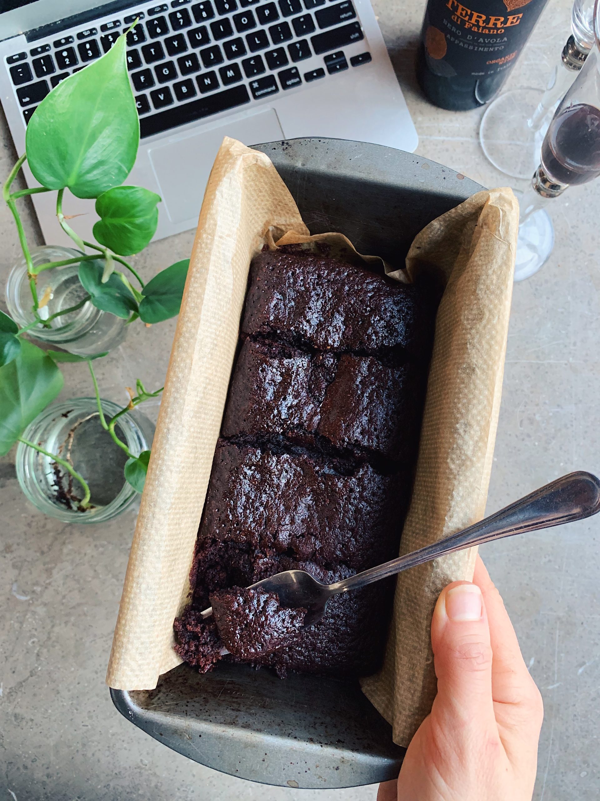 Easy, flexible, Oat Flour Brownies for 2 (or more!)