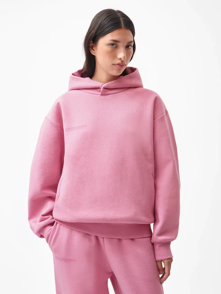 women in pink tracksuit