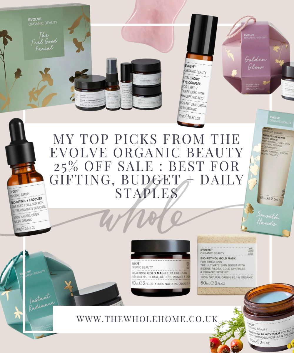 My Top Picks for Sustainable + Effective Skincare from Evolve Organic Beauty